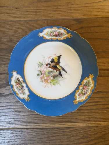 Antique porcelain plate - porcelain, 24cm