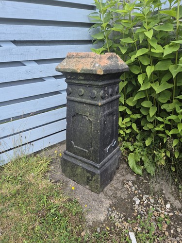 Reclaimed clay square chimney - square,
