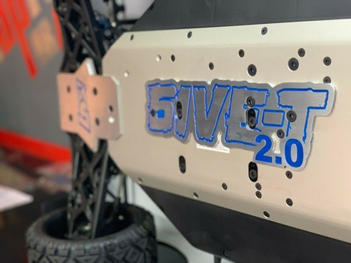 Skid plates for losi - plates,