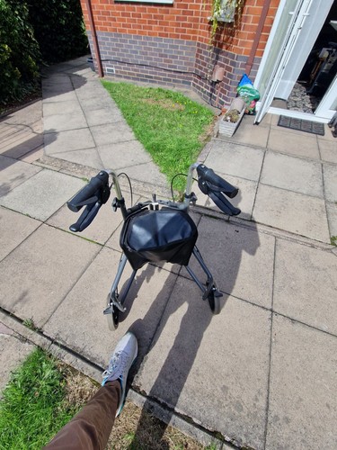 Tri walker wheel folding - 3-wheel,
