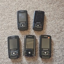 Job Lot Of 5 X Samsung slide Mobile Phones For Spares Or Repairs D800 D900 D900i