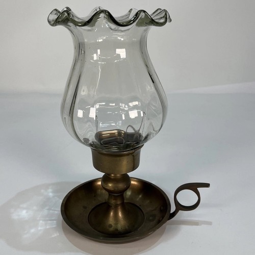 Vintage brass chamberstick - vintage,