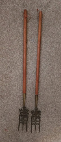 Pair long handled toasting - handled,
