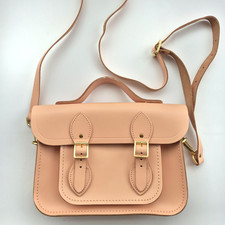 Cambridge Satchel Company 11 inch Leather Bag Salmon Pink
