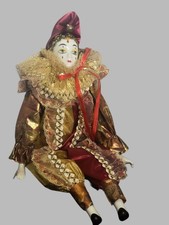 Vintage Venetian Jester Doll
