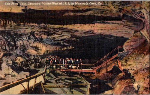 Vintage postcard mammoth cave - vintage,