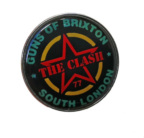 The clash metal - enamel, pin
