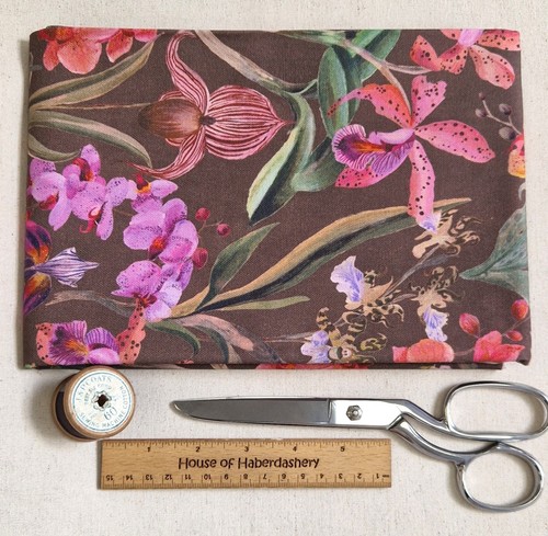 Fabric remnant pink orange - fabric, -pink