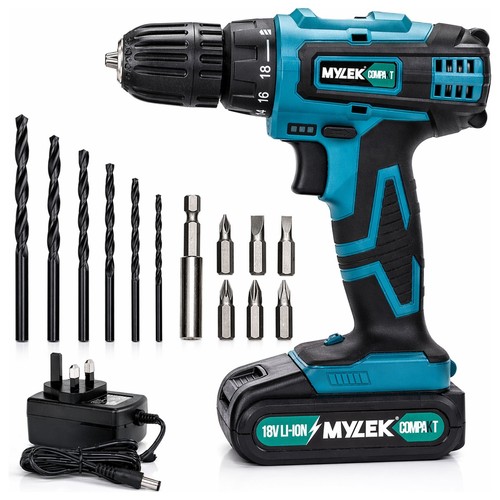 Mylek cordless drill 18v - cordless,