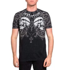 Affliction Men's T-shirt Collapse Y2K Biker