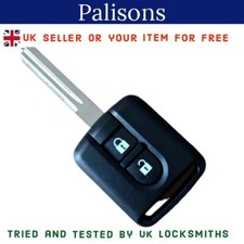 FITS NISSAN MICRA X-TRAIL QASHQAI ALMERA NOTE PRIMERA REMOTE KEY FOB CASE 