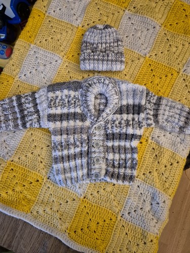 Hand knitted baby cardigans - hand,