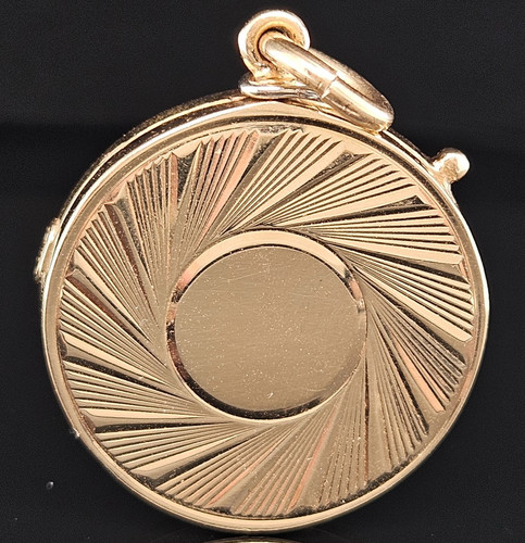 14k gold retro - gold,