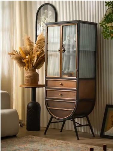 Metal vintage style display - metal,