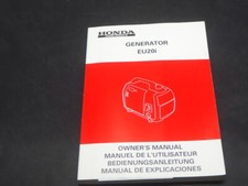 HONDA generator EU20I OWNER MANUAL MANUEL DE L'UTILISATEUR