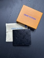 Louis Vuitton Monogram Eclipse Canvas Wallet Card Holder M82072 *USED*