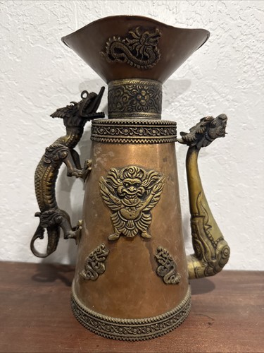 Antique tibetan teapot - tibetan,