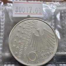 Germany 10 Euro Silver Coin – 50th Anniversary of the East Germany Uprising 17 J