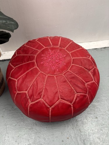 Moroccan handmade red real - handmade,