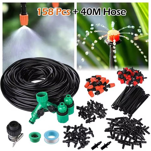 158pcs 40m garden diy drip - diy,