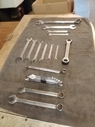 Used tools joblot spanners x19 - tools,