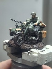 1/48 WW2 German Motorcycle And