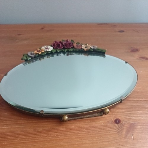 Vintage barbola table - table, top