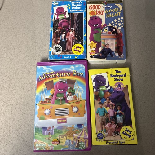 Vintage barney vhs lot 4 - vintage,