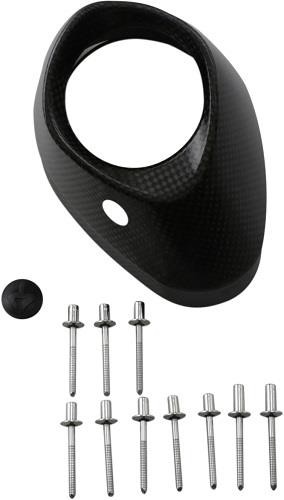 Akrapovic carbon fibre end cap - carbon,