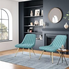 Modern Accent Chair Pinstripe