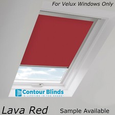 Velux®  Compatible Blackout Blinds All Sizes 8 Colours Red Blue White Cream etc