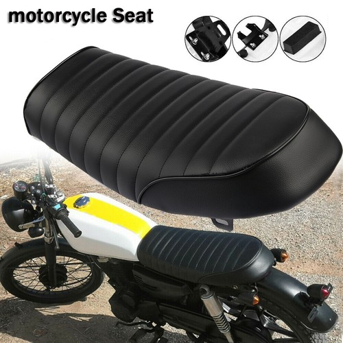 Motorcycle seat flat - flat, brat