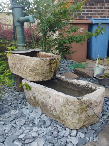 Stone garden troughs - stone,