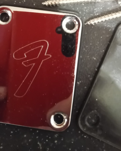 Fender guitar neck plate - , 4