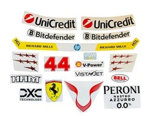 Motorsport Helmet Stickers F 1 2025 Lewis H Custom Set Full Size 1.1 One