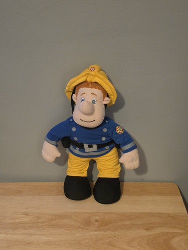 Talking fireman sam soft toy - sam,