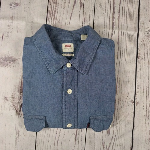 Levi men blue chambray - men's,