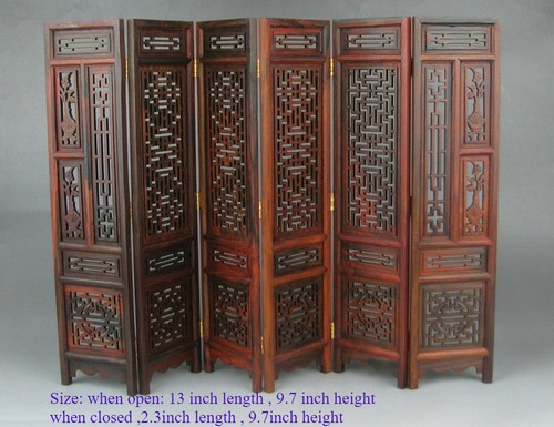 China rosewood folding - 9.7", h