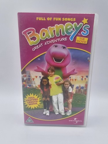 Barney great adventure vhs - great,