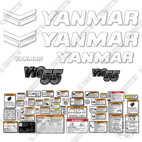 Fits yanmar vio55 decal kit - vio55-6a,
