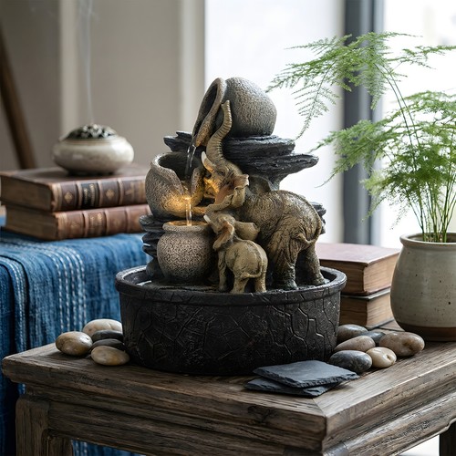 Indoor tabletop elephant water - indoor,