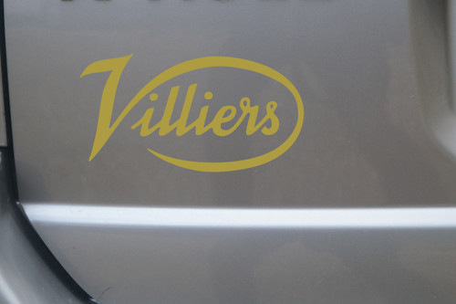 Villiers logo decal - -, van