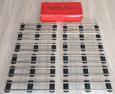(A) O Gauge HORNBY SERIES  TRACK  12 x Straight Clockwork Rails (Banked)  Superb