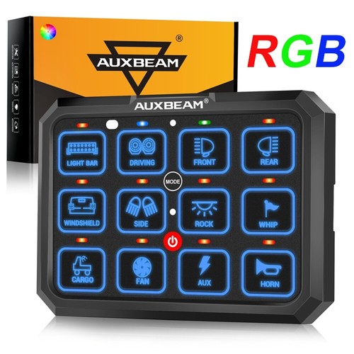 Auxbeam rgb gang switch - rgb,