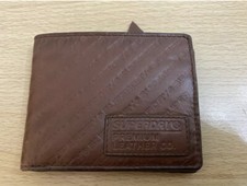 Superdry All Over Print Badge Lineman Wallet - Light Brown BNWT