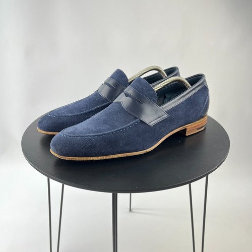 Barker england mens - navy, blue