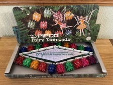 PIFCO 20 FAIRY DIAMONDS VINTAGE CHRISTMAS TREE LIGHTS - FULLY WORKING, VERY RARE
