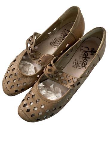 Rieker women taupe leather - taupe,