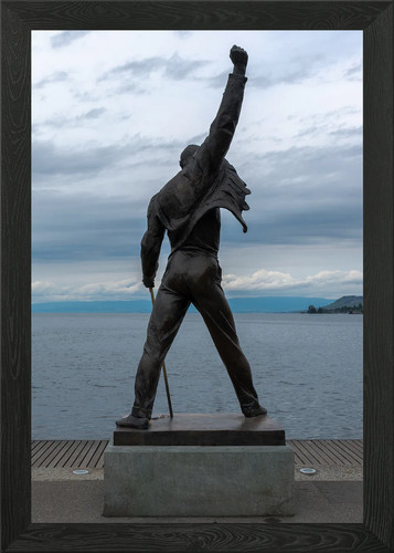 Freddie mercury statue framed - freddie,