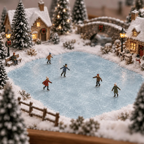 Village ice design sheet - ice,